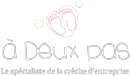 ADeuxPas LogoBlanc